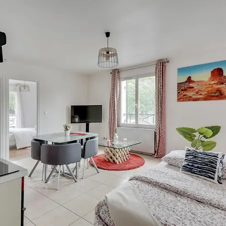 Chic Apart With Parking Near Paris Aubervilliers Exterior foto